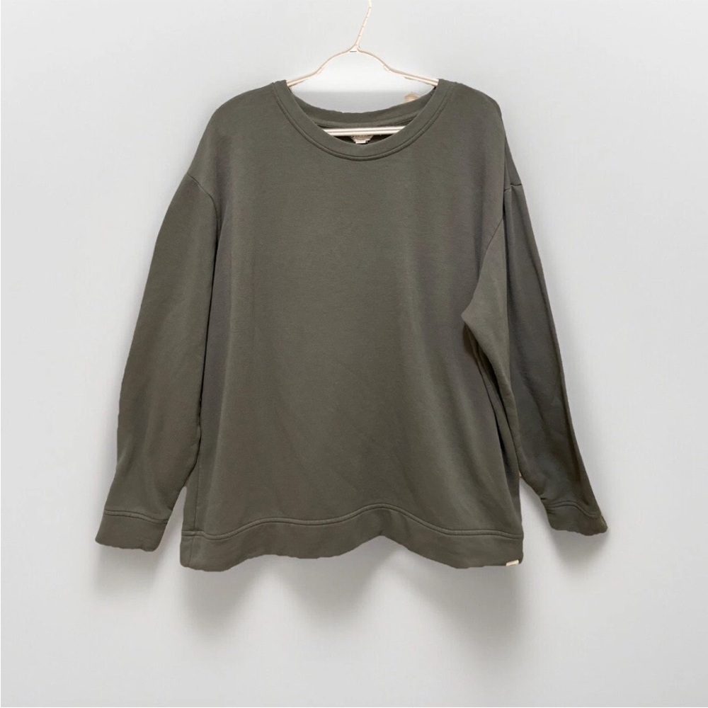 Orvis Classic Collection XL Olive Green Comfy Cozy Soft Sweater Women's Size XL